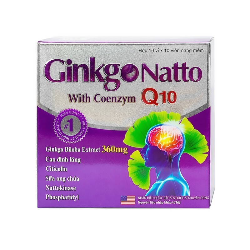 Ginkgo Natto With Coenzym Q10 Hộp 100 Viên