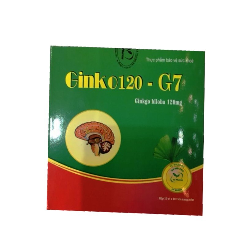 Ginko 120 - G7 Hộp 100 Viên - Viên Uống Bổ Não Ginko 120 - G7 Hộp 100 Viên - Viên Uống Bổ Não