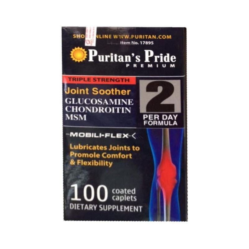 Glucosamin Joint Soother Puritan's Pride 100 Viên