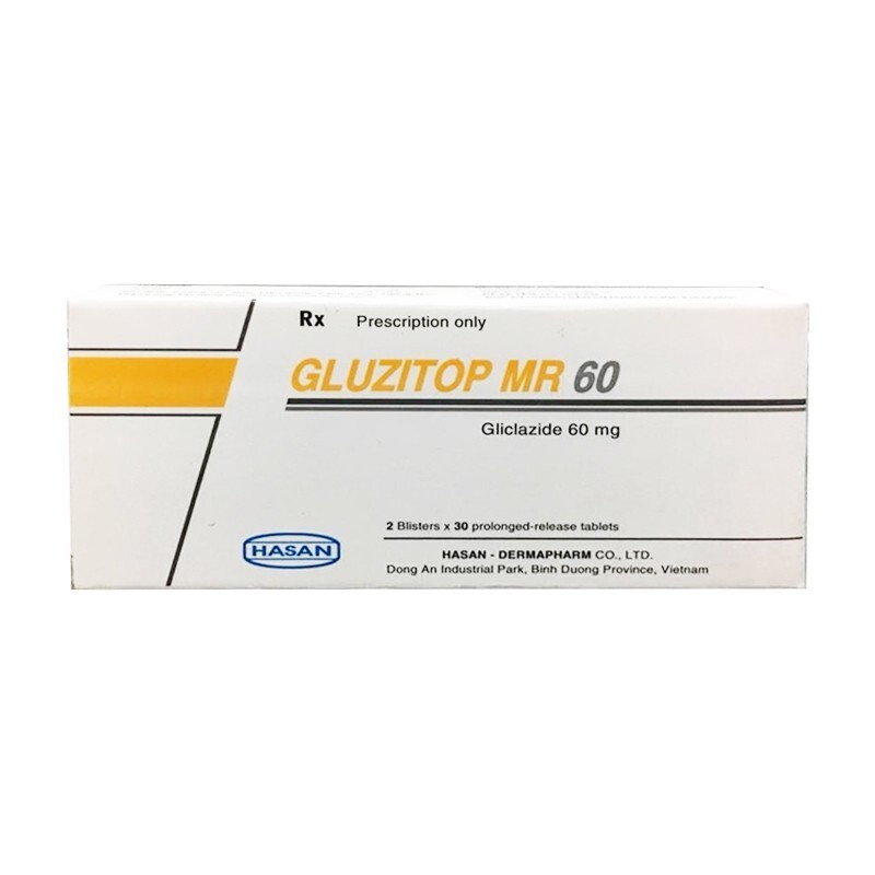 Thuốc Gluzitop Mr 60mg - Điều Trị Đái Tháo Đường Tuýp 2 Thuốc Gluzitop Mr 60mg - Điều Trị Đái Tháo Đường Tuýp 2