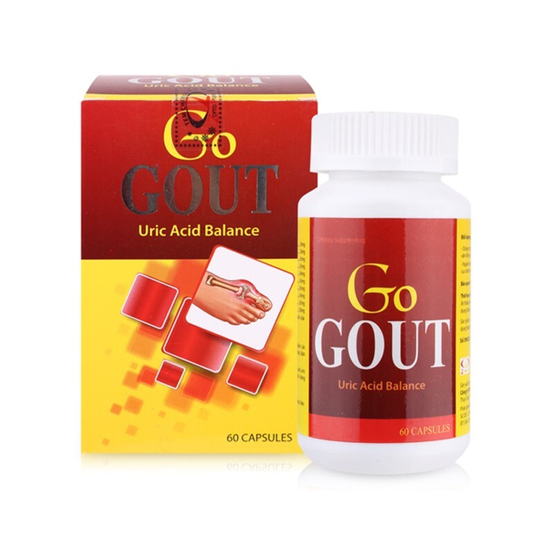Go Gout - Lọ 60 Viên - Hỗ Trợ Điều Trị Gout