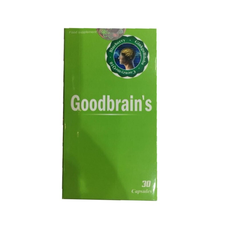 Goodbrain's - Hộp 30 Viên - Giảm Tình Trạng Căng Thẳng, Đau Đầu Goodbrain's - Hộp 30 Viên - Giảm Tình Trạng Căng Thẳng, Đau Đầu