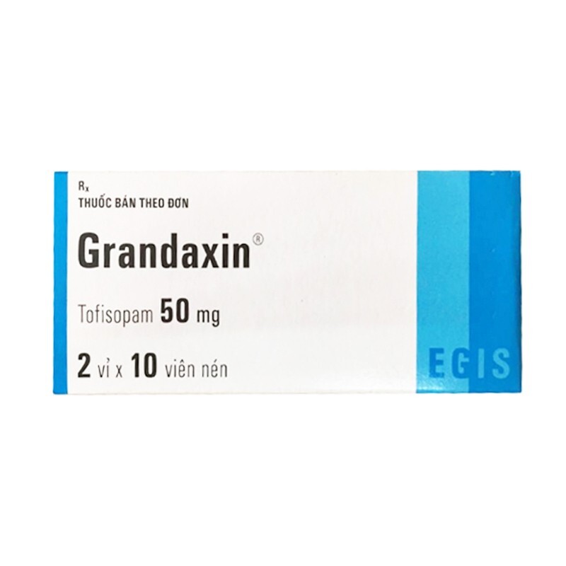 Thuốc Grandaxin 50mg - Hộp 20 Viên - Điều Trị Bệnh Tâm Thần