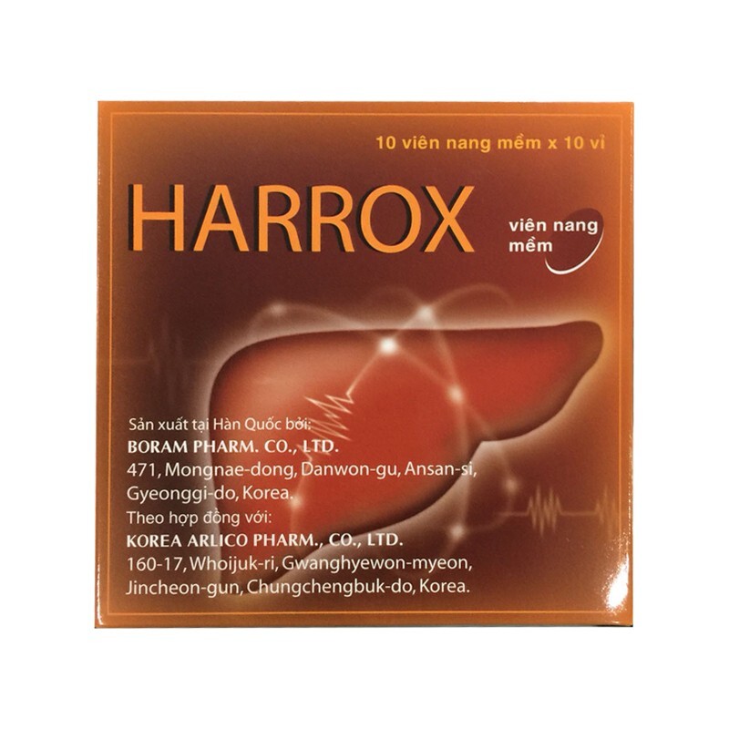 Harrox Hộp 100 Viên - Điều Trị Bệnh Gan