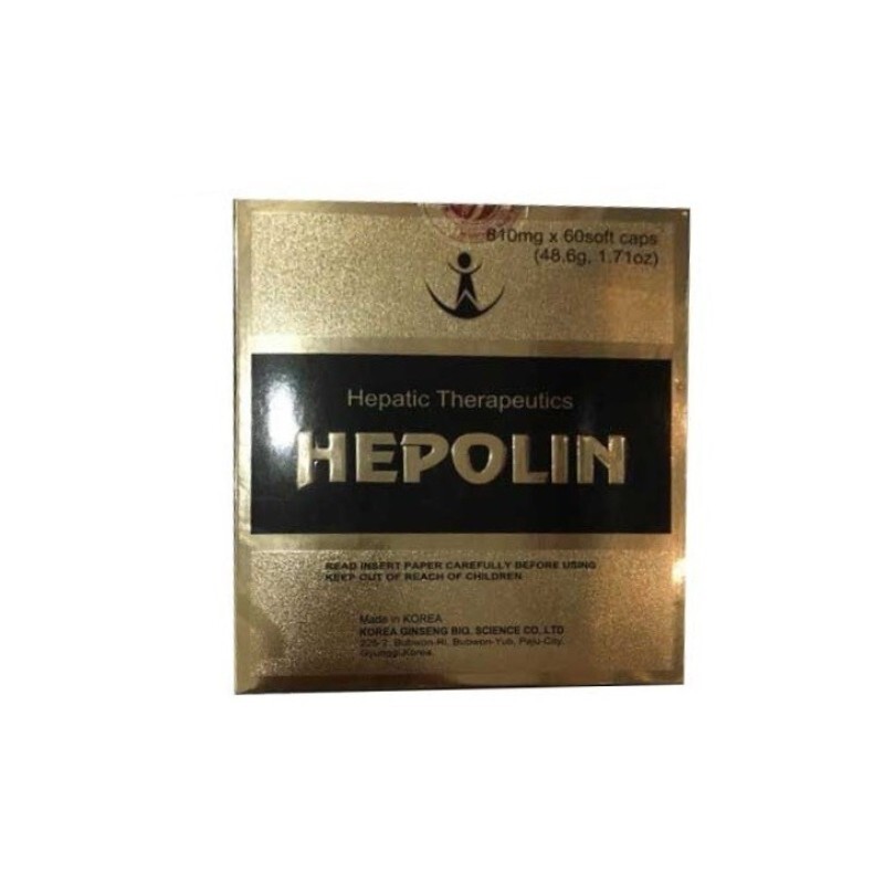 Hepolin - Hộp 60 Viên - Hỗ Trợ Điều Trị Bệnh Về Gan Hepolin - Hộp 60 Viên - Hỗ Trợ Điều Trị Bệnh Về Gan