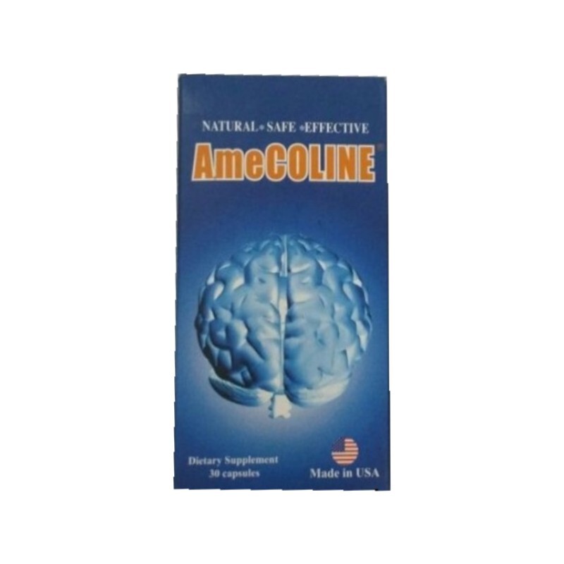 Amecolin - Lọ 30 Viên - Điều Trị Giảm Trí Nhớ, Chóng Mặt