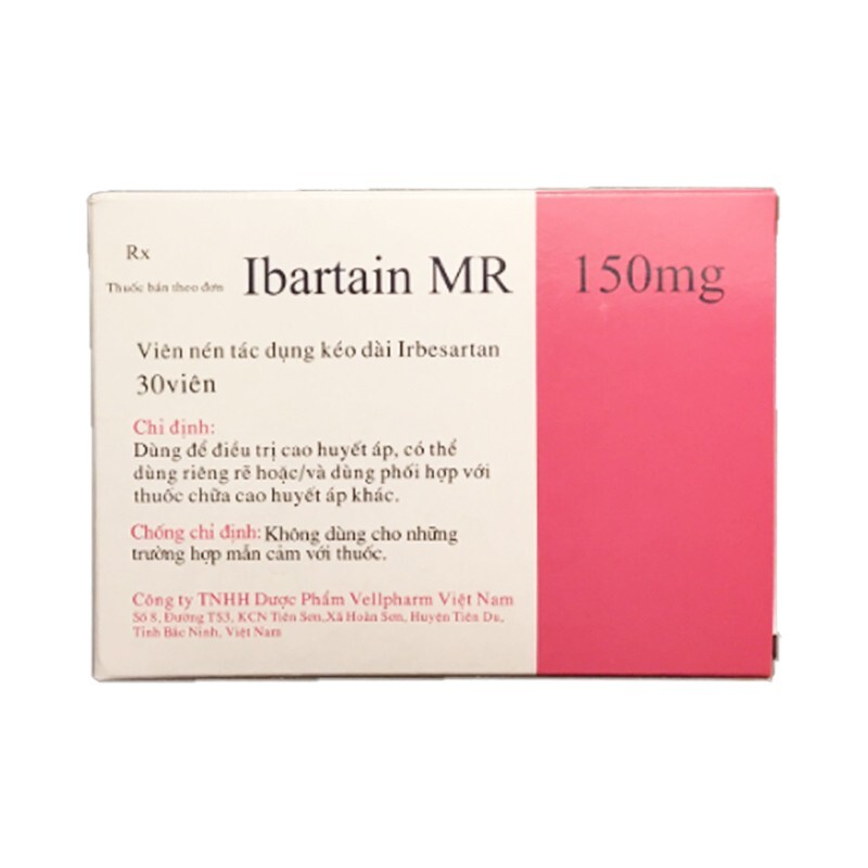 Ibartain Mr 150Mg Hộp 30 Viên - Điều Trị Cao Huyết Áp