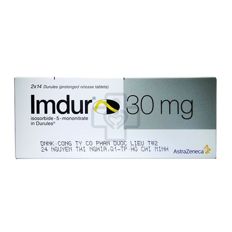 Imdur 30Mg Hộp 28 Viên - Phòng Ngừa Đau Thắt Ngực