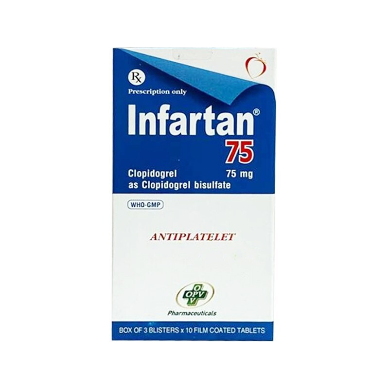 Infartan 75Mg Hộp 30 Viên - Dự Phòng Huyết Khối