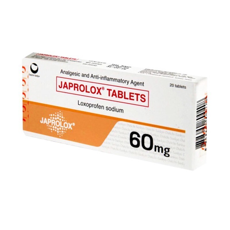 Japrolox 60Mg Hộp 20 Viên - Giảm Viêm, Đau Japrolox 60Mg Hộp 20 Viên - Giảm Viêm, Đau