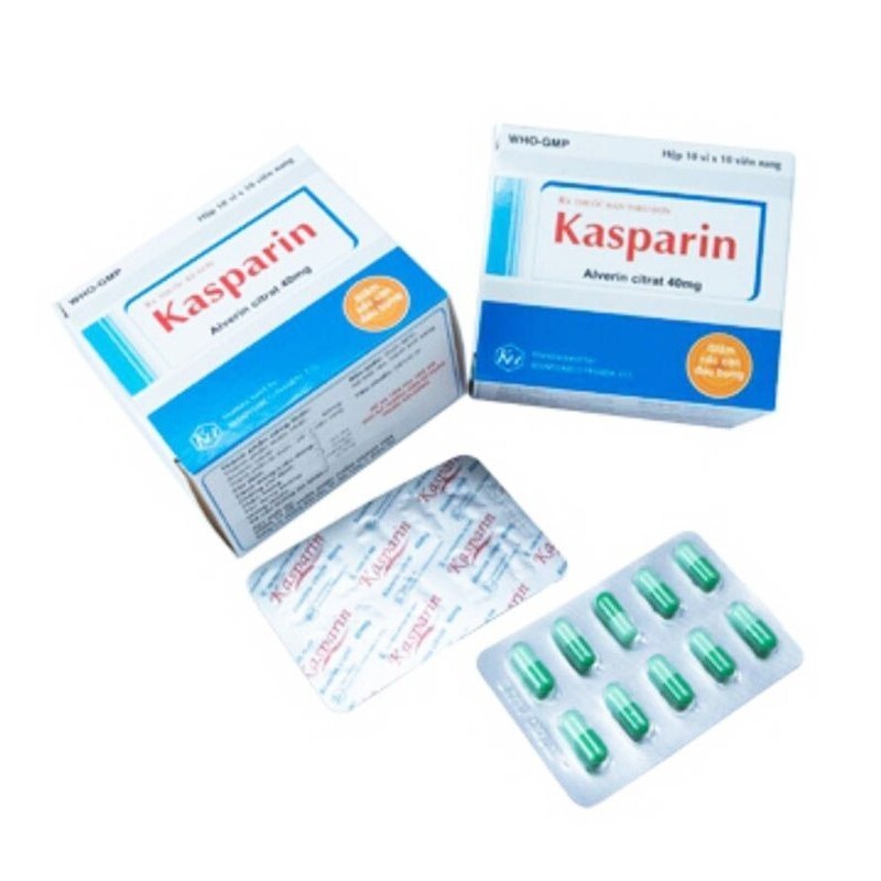 Kasparin Hộp 100 Viên - Chống Co Thắt Cơ Trơn