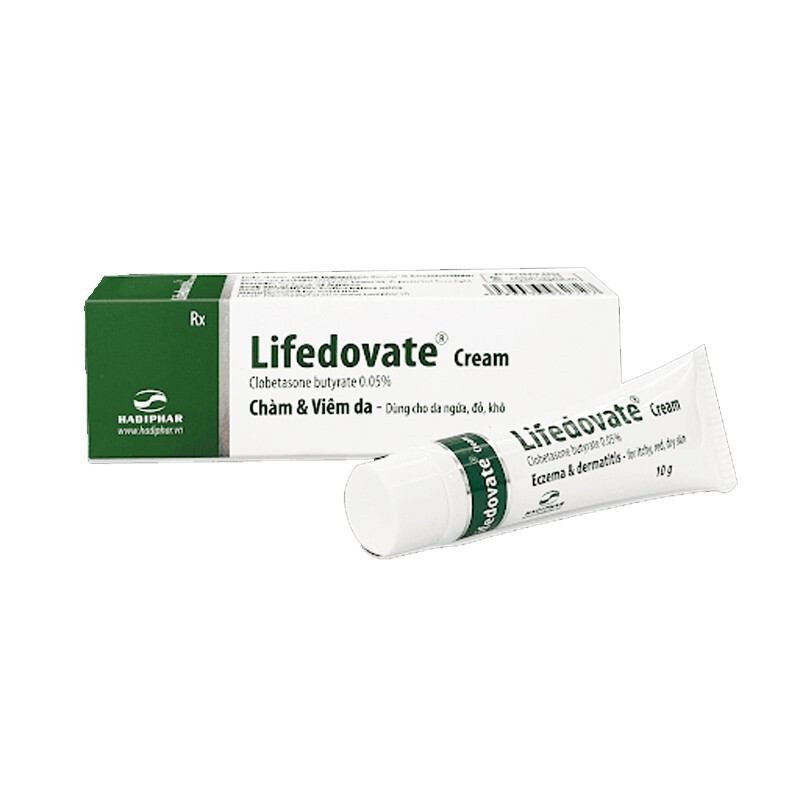 Lifedovate Cream Tuýp 10g - Đặc Trị Chàm, Viêm Da