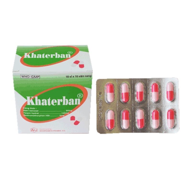 Khaterban Hộp 100 Viên - Giảm Ho, Long Đờm Khaterban Hộp 100 Viên - Giảm Ho, Long Đờm