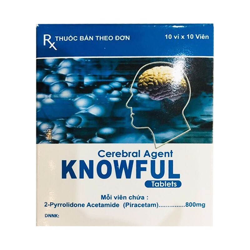 Knowful Hộp 100 viên - Điều trị suy giảm thần kinh