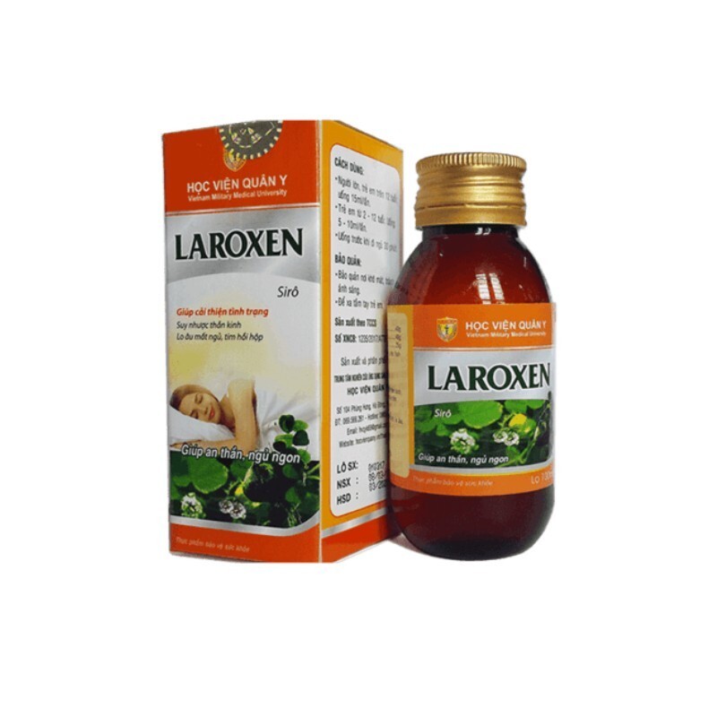 Siro Laroxen - Chai 100ml - Cải Thiện Tình Trạng Suy Nhược Thần Kinh