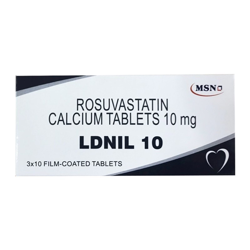 Thuốc LDNil 10mg - Hộp 30 Viên - Điều Trị Tăng Cholesterol Máu