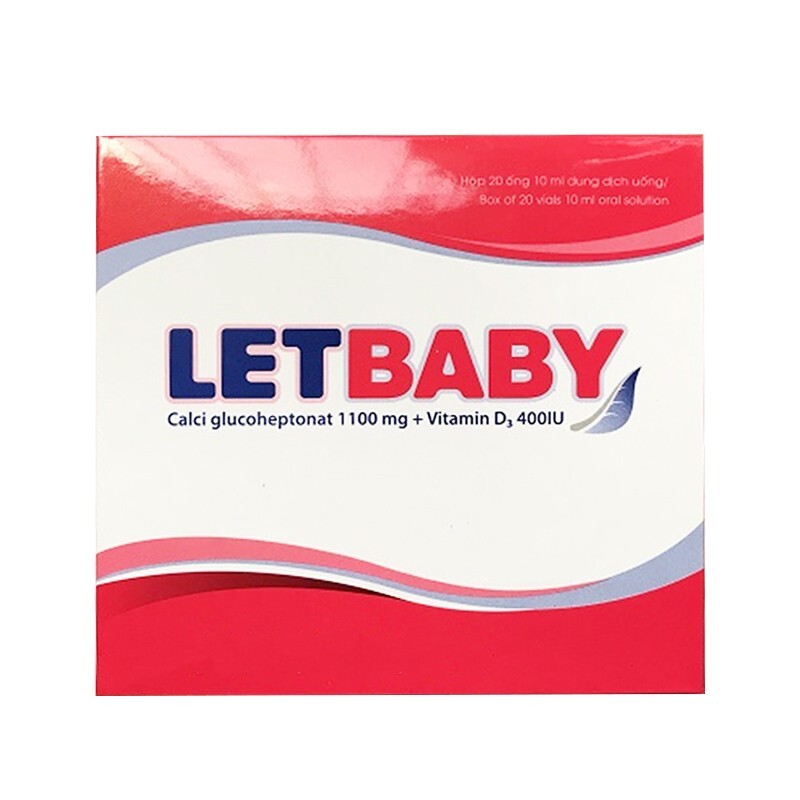 Letbaby Hộp 20 ống - Điều trị bệnh còi xương ở trẻ nhỏ