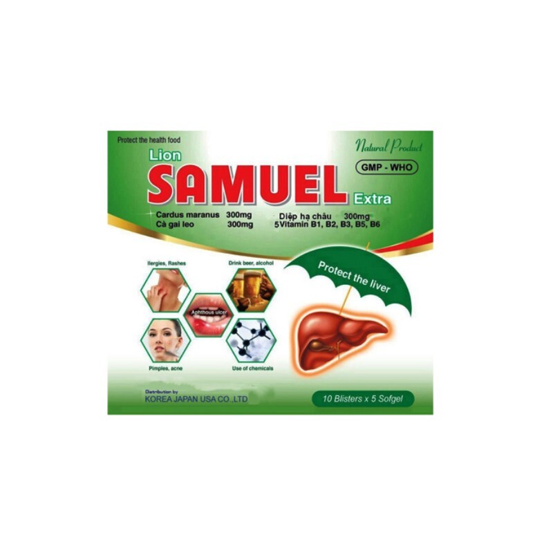 Lion Samuel Extra Hộp 50 Viên - Thanh Nhiệt Giải Độc Gan Lion Samuel Extra Hộp 50 Viên - Thanh Nhiệt Giải Độc Gan