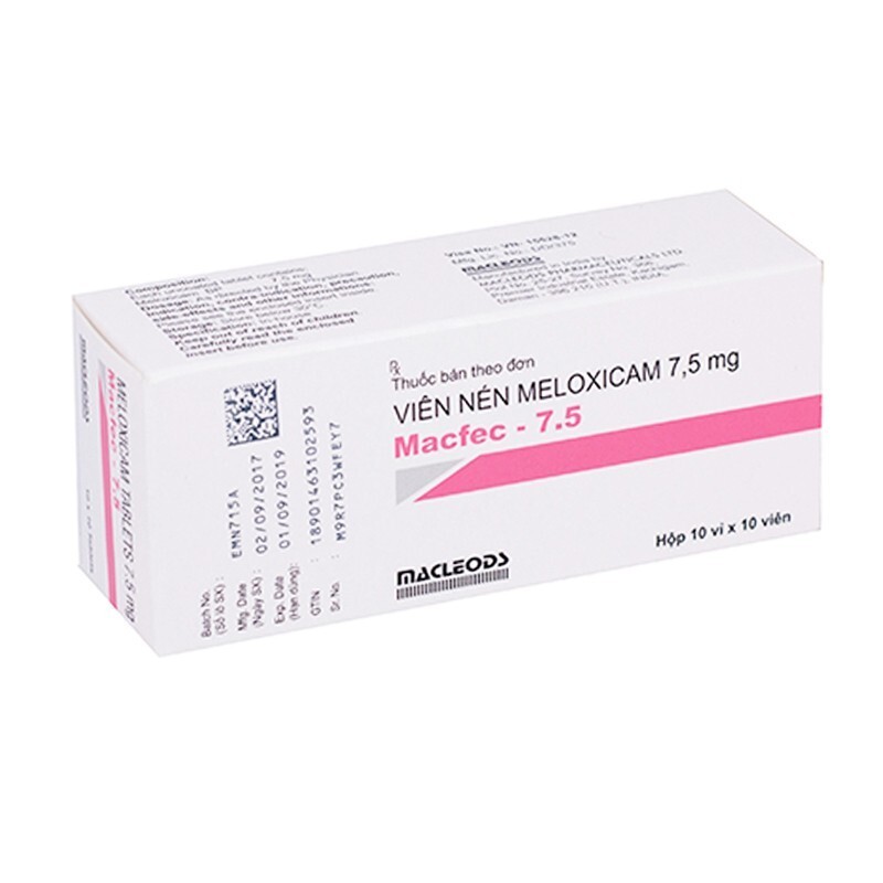 Macfec 7.5mg Hộp 100 viên - Điều trị viêm khớp dạng thấp Macfec 7.5mg Hộp 100 viên - Điều trị viêm khớp dạng thấp