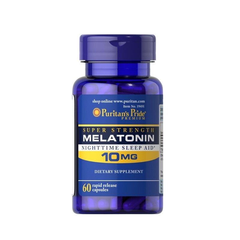 Melatonin 10Mg Puritans Pride - Lọ 60 Viên - Điều Hòa Giấc Ngủ Melatonin 10Mg Puritans Pride - Lọ 60 Viên - Điều Hòa Giấc Ngủ