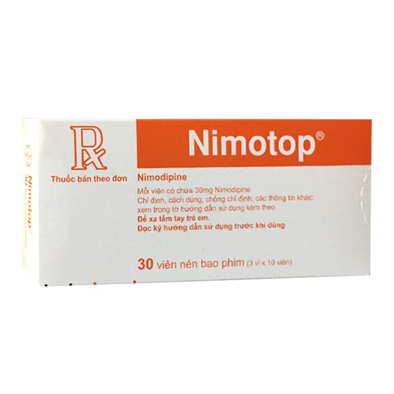 Nimotop Viên Hộp 30 viên - Điều trị suy giảm trí nhớ