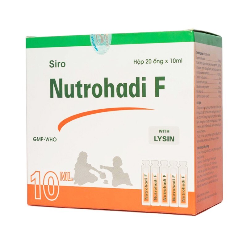 Nutrohadi F Hộp 20 ống - Bổ sung vitamin, acid amin
