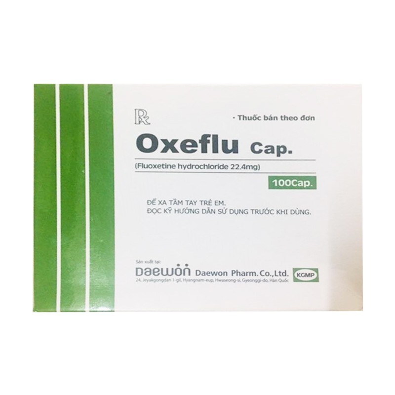 Oxeflu Cap 100 viên - Điều trị rối loạn trầm cảm