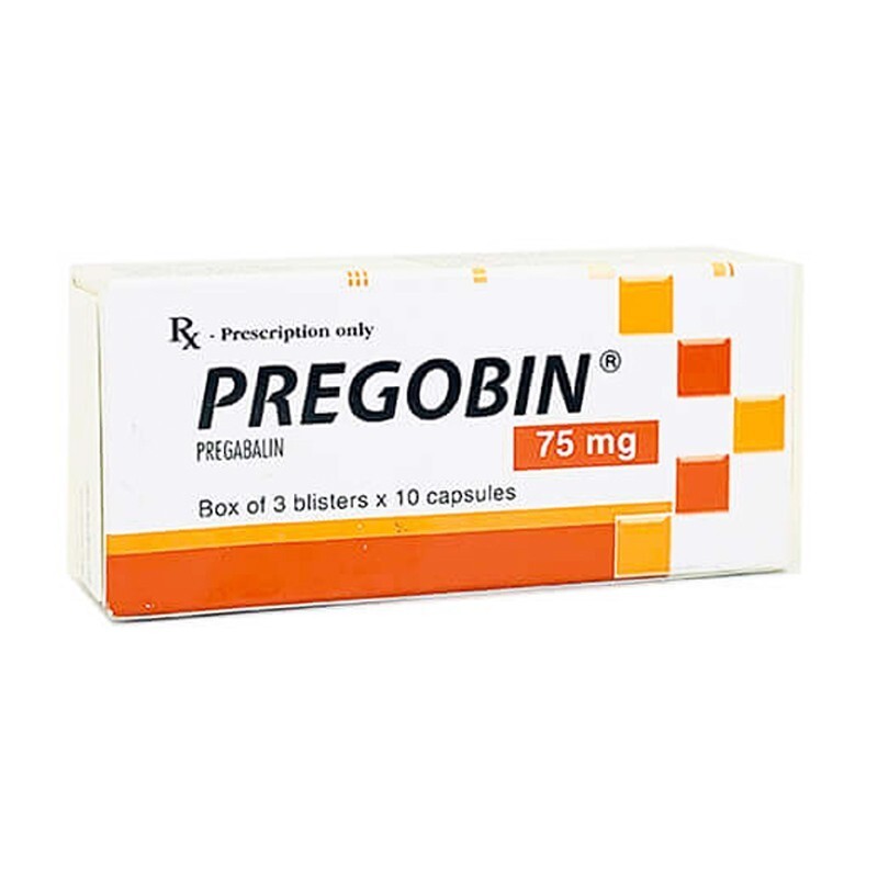 Pregobin 75mg Hộp 30 viên - Điều trị đau thần kinh