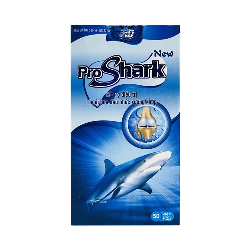Pro Shark New Hộp 50 viên - Giảm Đau Nhức Xương Khớp
