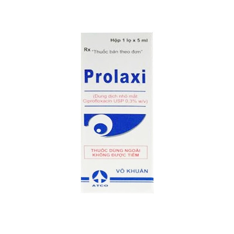 Prolaxi Hộp 5ml - Điều trị viêm bờ mi, viêm kết mạc