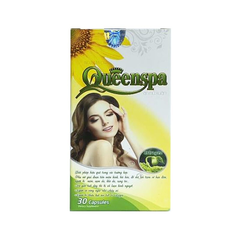Queen Spa An Nữ Xuân Hộp 30 viên - Giảm rối loạn kinh nguyệt