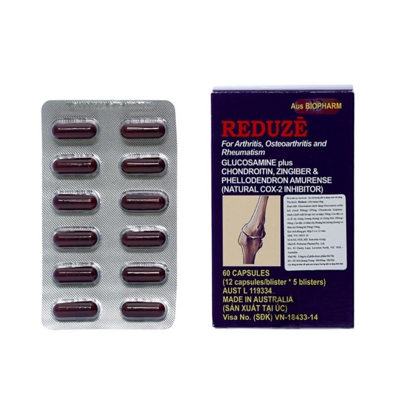 Reduze 60 Viên - Giảm Viêm Khớp, Tăng Khả Năng Vận Động Reduze 60 Viên - Giảm Viêm Khớp, Tăng Khả Năng Vận Động