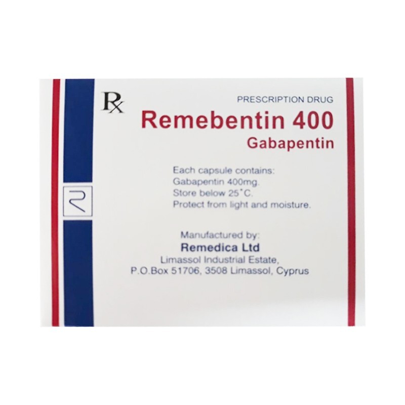 Remebentin 400mg Hộp 60 viên - Điều trị động kinh Remebentin 400mg Hộp 60 viên - Điều trị động kinh