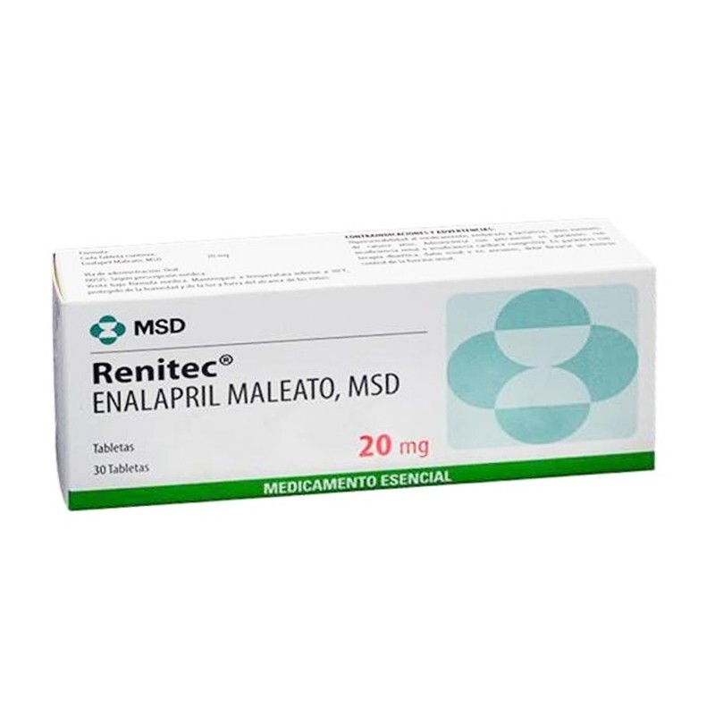 Renitec 20mg Hộp 30 viên - Điều trị tăng huyết áp