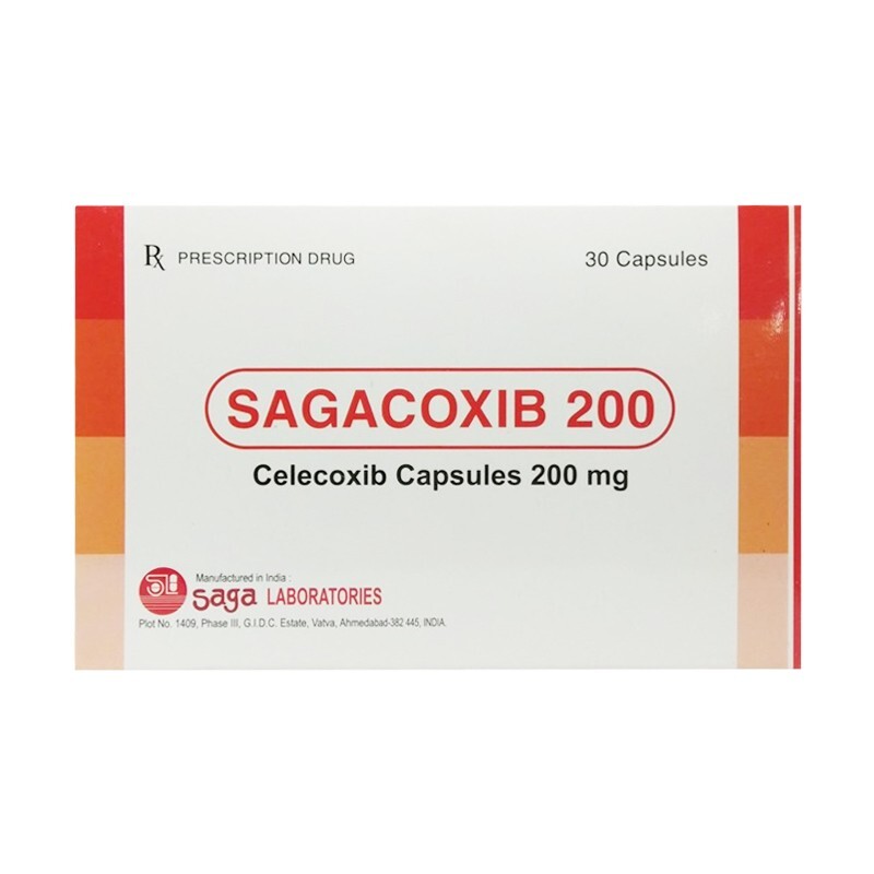 Sagacoxib 200 Hộp 30 viên - Giảm triệu chứng viêm xương khớp