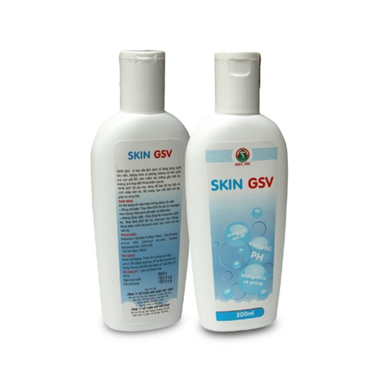 Skin Gsv Chai 200ml - Sữa tắm làm sáng da Skin Gsv Chai 200ml - Sữa tắm làm sáng da