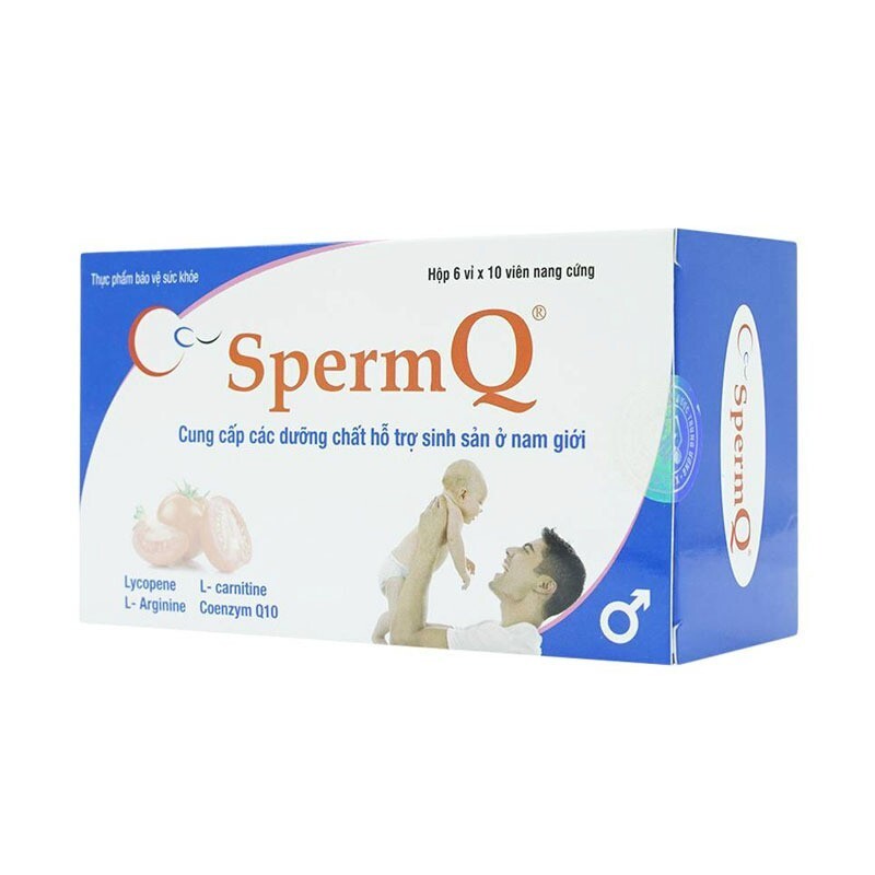 Spermq Hộp 60 Viên - Hỗ Trợ Sinh Sản Nam Giới