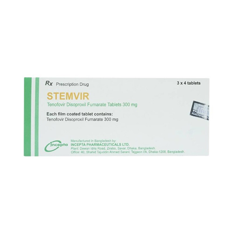Stemvir 300mg Hộp 12 viên - Điều trị viêm gan B mạn Stemvir 300mg Hộp 12 viên - Điều trị viêm gan B mạn