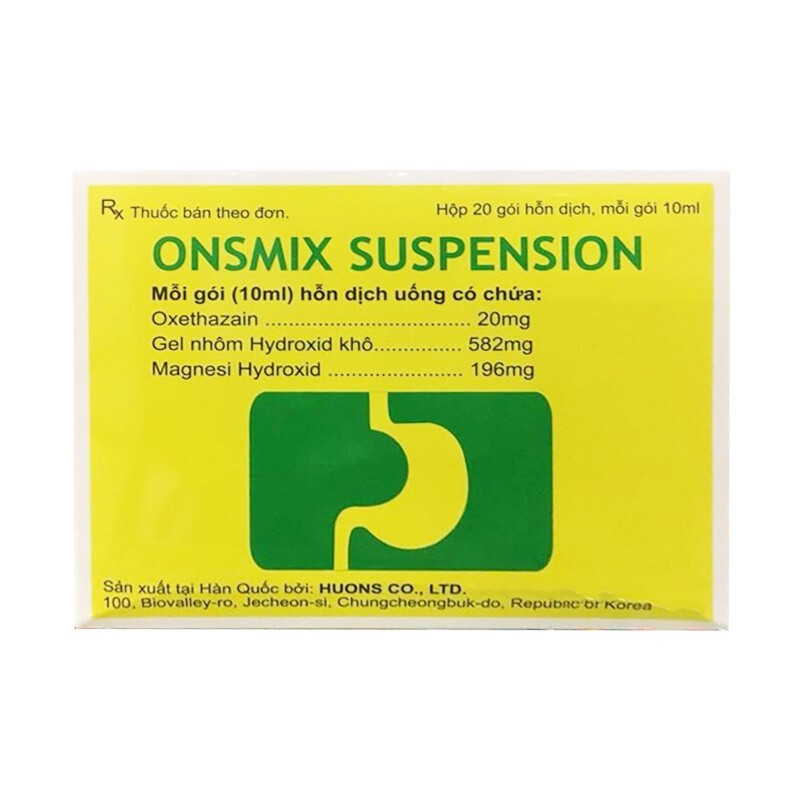 Onsmix Hộp 20 gói - Điều trị trào ngược dạ dày Onsmix Hộp 20 gói - Điều trị trào ngược dạ dày