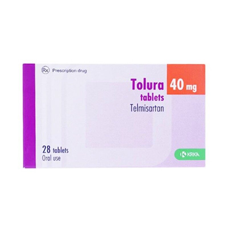 Tolura 40mg Hộp*28 Viên - Điều trị cao huyết áp