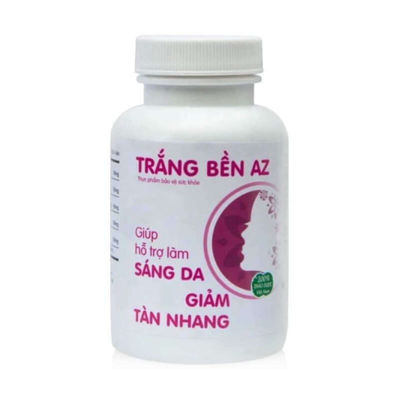 Trắng Bền Az Lọ 30 Viên - Sáng Da, Giảm Thâm Nám Trắng Bền Az Lọ 30 Viên - Sáng Da, Giảm Thâm Nám