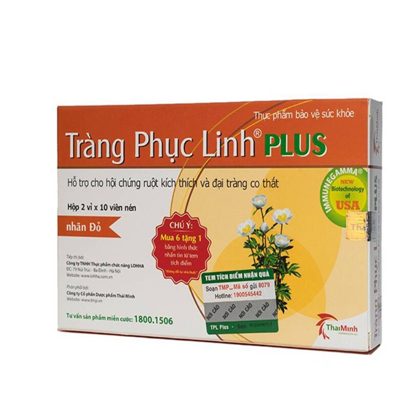 Tràng Phục Linh Plus 20 Viên - Hỗ Trợ Đường Tiêu Hóa
