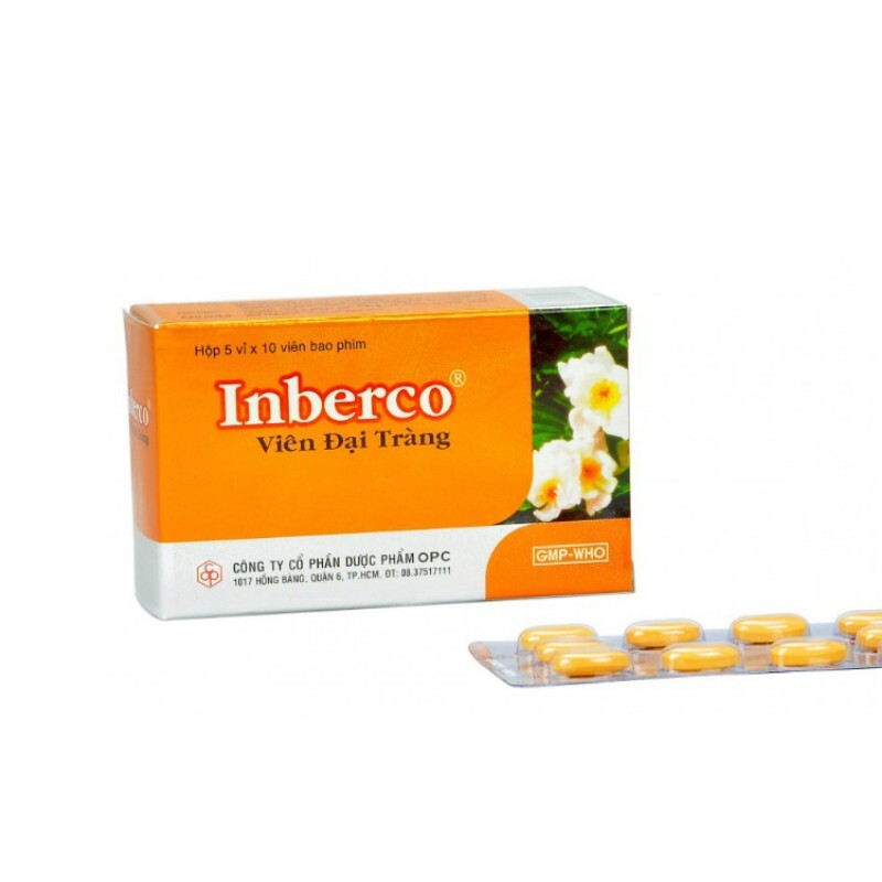 Viên Đại Tràng Inberco 50 Viên - Trị Bệnh Đường Tiêu Hóa Viên Đại Tràng Inberco 50 Viên - Trị Bệnh Đường Tiêu Hóa