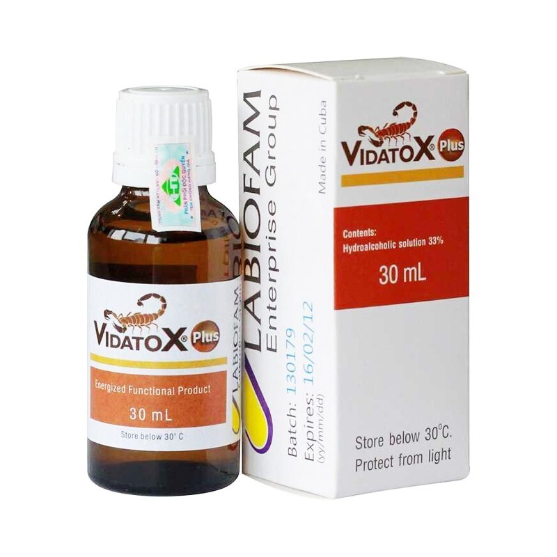 Vidatox Plus - Lọ 30ml