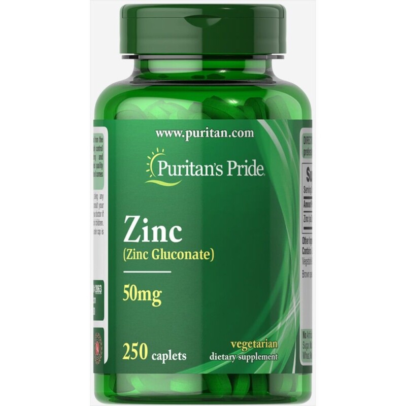 Zinc Gluconate Puritan's Pride 50Mg 250 Viên Zinc Gluconate Puritan's Pride 50Mg 250 Viên