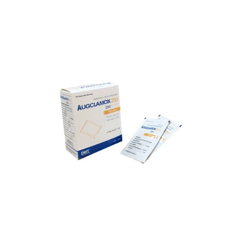 Augclamox 250 - Điều trị viêm tai giữa, viêm thanh quản