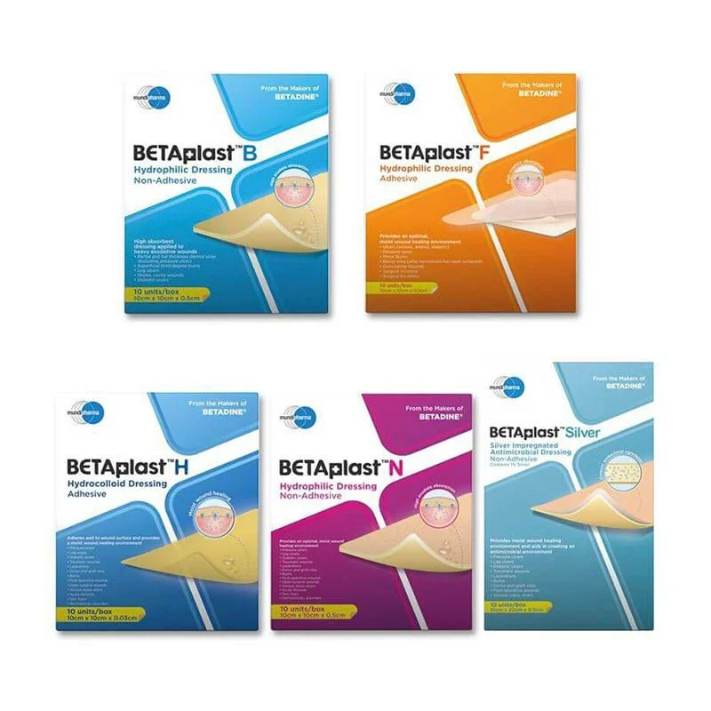 Miếng Dán Băng Vết Thương Betaplast Silver(Hộp 10 miếng dán)