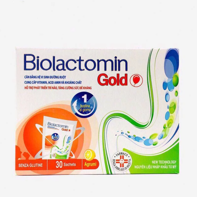 Biolactomin Gold - Hộp 30 gói Biolactomin Gold - Hộp 30 gói