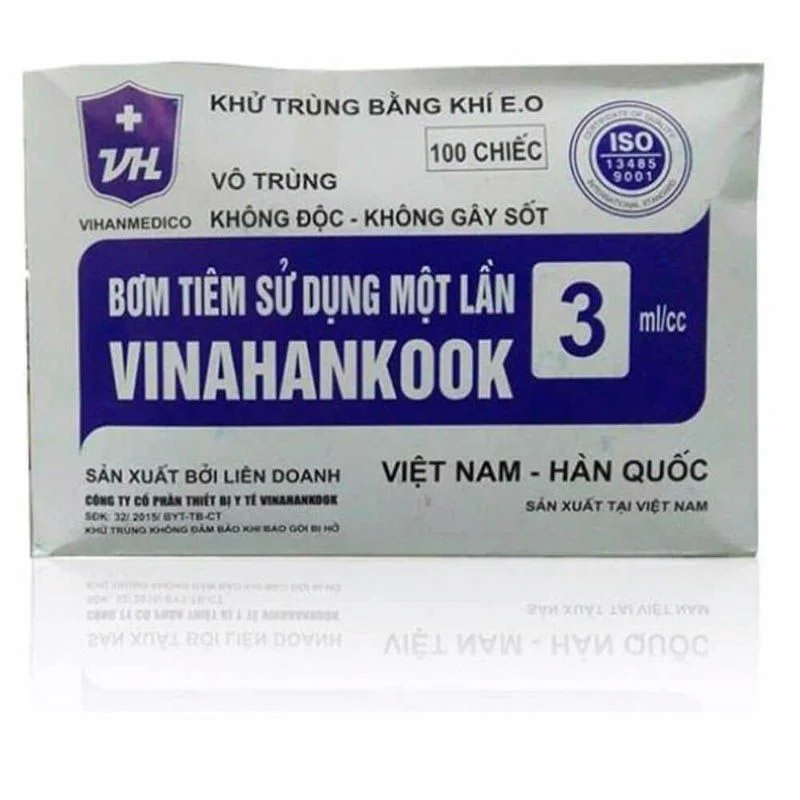 Bơm Tiêm 3Ml Vinahankook