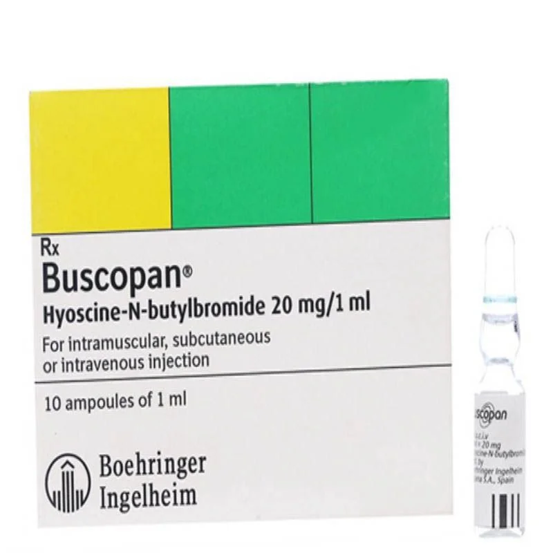 Buscopan 20mg/ml Hộp 6 Ống – Chống Co Thắt Đường Tiêu Hóa